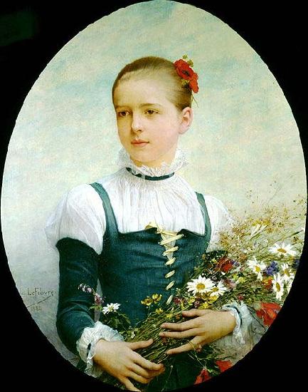 Lefebvre, Jules Joseph Portrait of Edna Barger of Connecticut